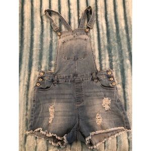 Overall Shorts